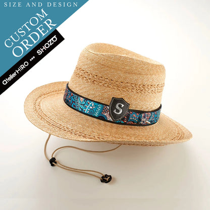 アトリエ・ヒロ×SHOZO】 カスタムオーダー麦わら帽子 自分サイズで作る アトリエ・ヒロ×SHOZO】 カスタムオーダー麦わら帽子 自分サイズで作る