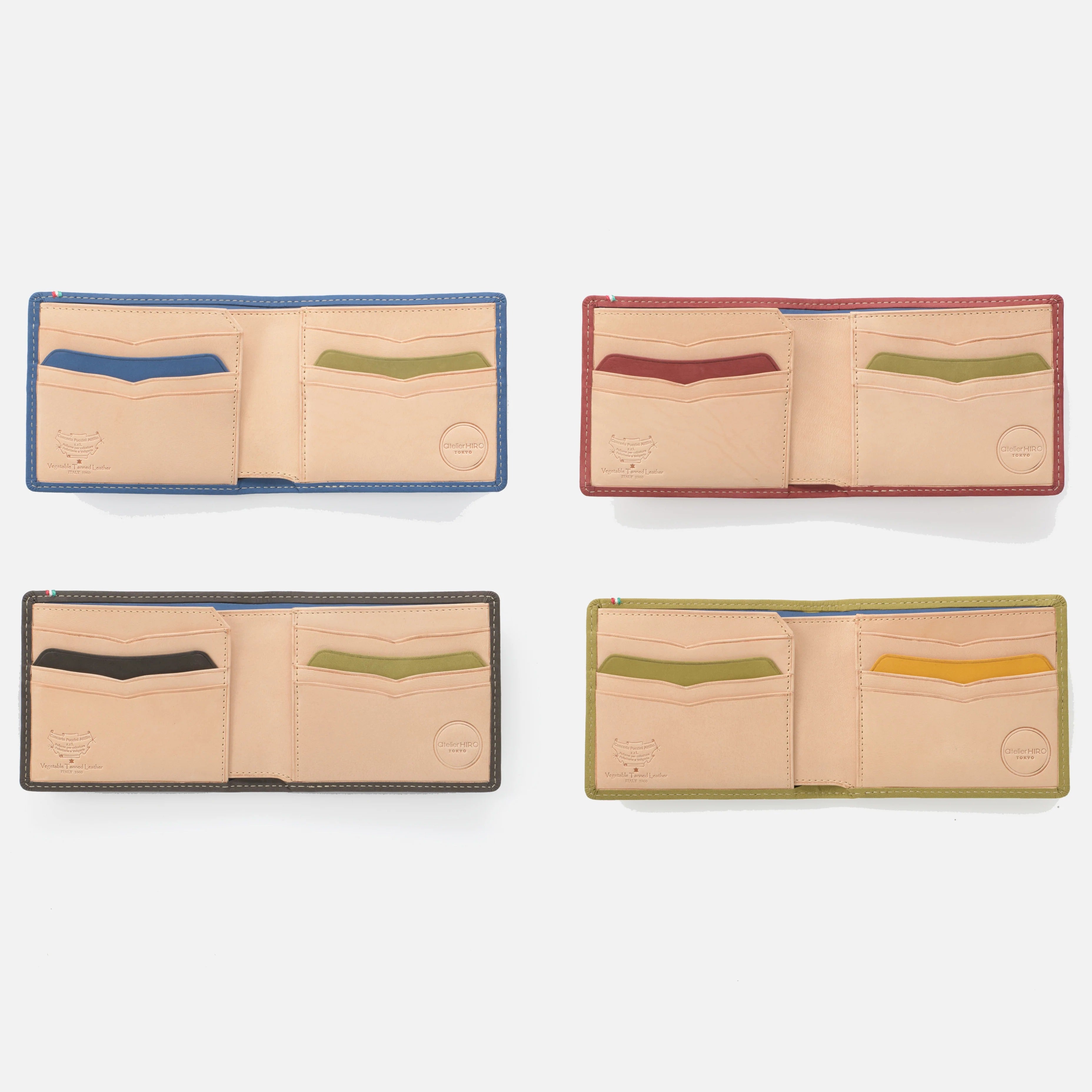 Atelier-HIRO エレガンテ 二つ折り財布（純札入れ） – アトリエ・ヒロ